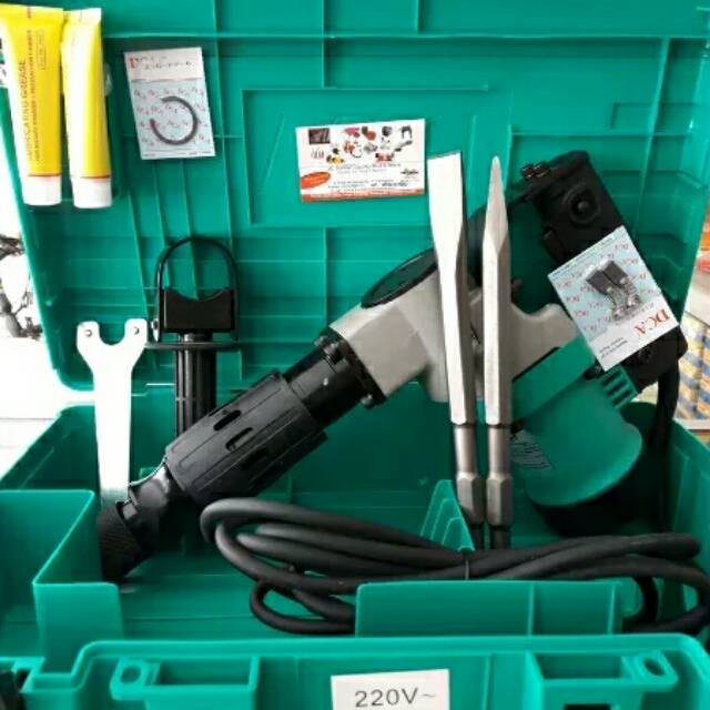 DCA AZG6 percussion demolition hammer jack hammer AZG 6 mesin bobok tembok