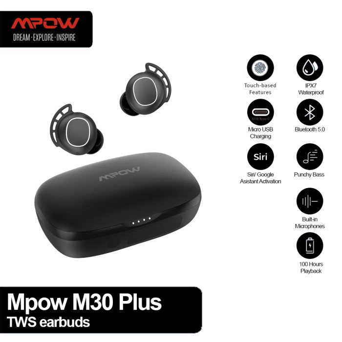 MPOW M30 PLUS TWS EARBUDS