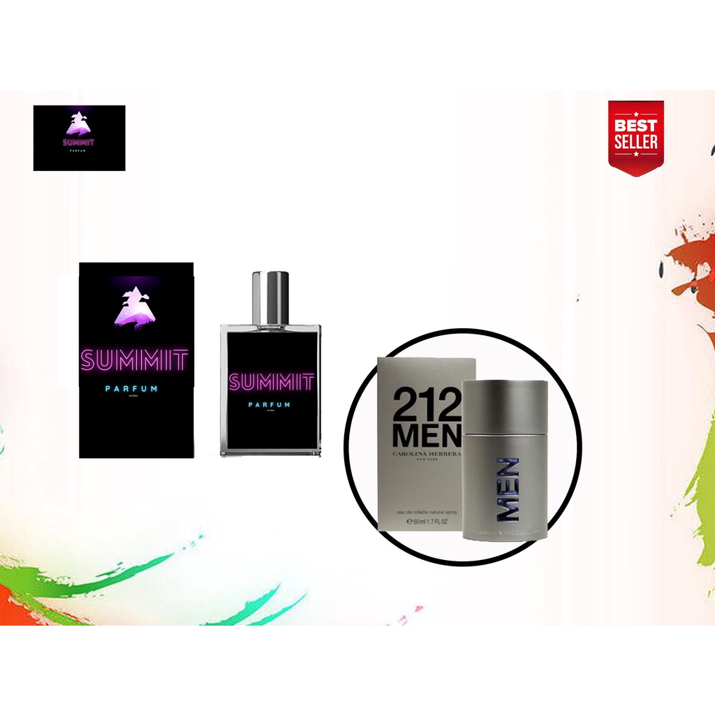 (PREMIUM  SALE) PARFUM PRIA/WANITA 212 MEN BEST SELLER - PARFUM COWOK - 35ml - by SUMMIT PARFUM