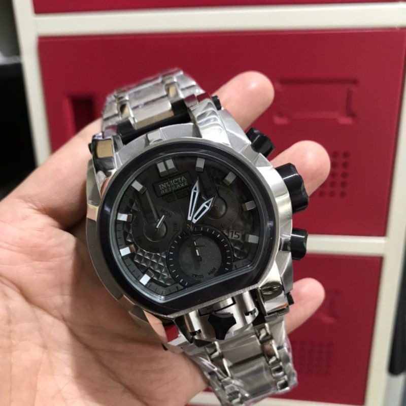BEST SELLER JAM TANGAN PRIA JAM INVICTA RESERVE SILVER GREY