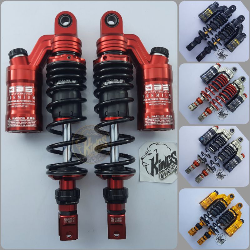 SHOCK AEROX 155 OLD-NEW 280mm pendek DB 677 GP KLIK REBOUND COMPRESION FUNGSI shok sok skok terlaris
