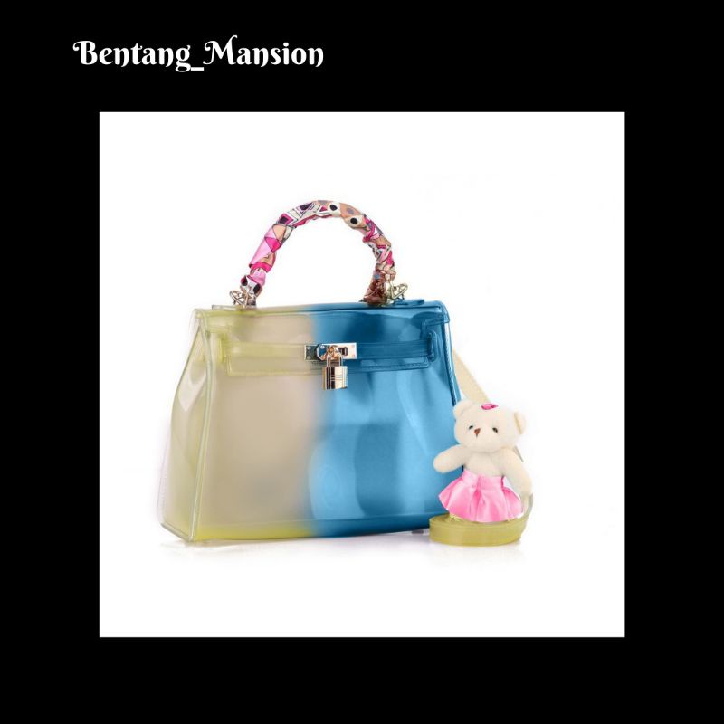 TAS HANDBAG WANITA IMPOR BATAM JELLY UNIK LUCU ALA KOREA KEKINIAN