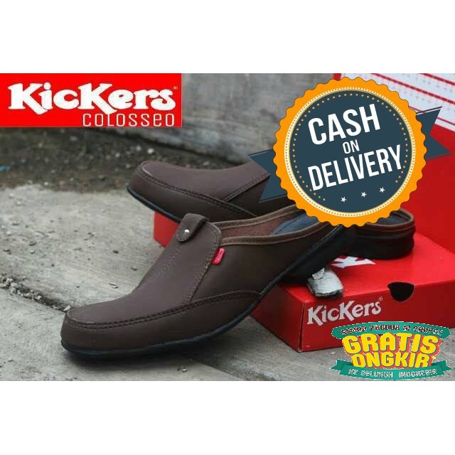 Ambigo Sepatu Pantofel Prial Sepatu Pantofel FRR Kulit PU Model Terbaru SEPATU IMPORT SLIP ON PRIA