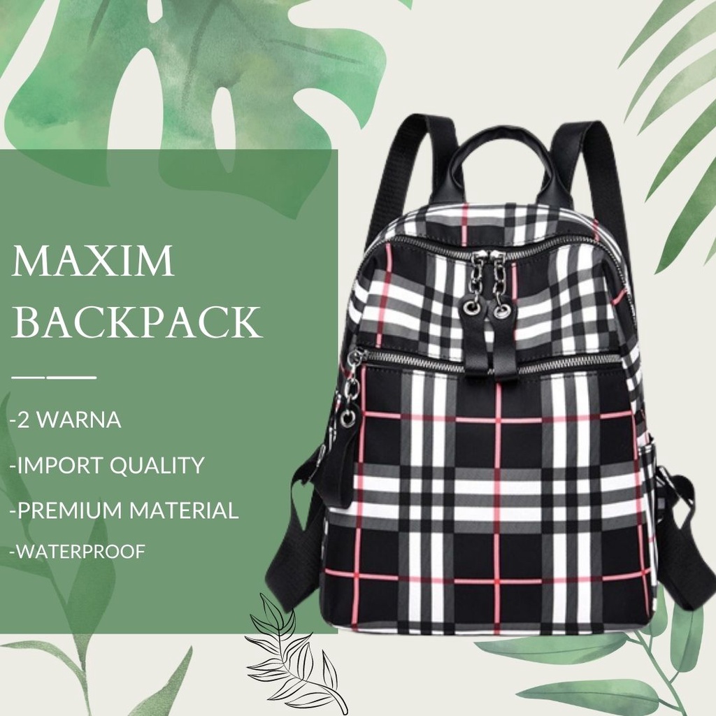 Tas Ransel Cewek Sekolah Import " MAXIM "