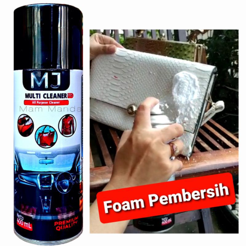 MJ Multi Cleaner Pembersih Jaket kulit / Tas / Dompet / Interior Mobil