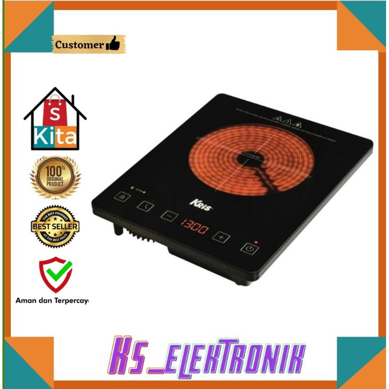 Kris Kompor induksi 1 tungku Keramik Kompor listrik