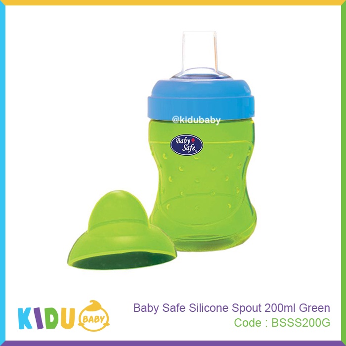Baby Safe Botol MPASI Anak Silicone Spout 200ml Kidu Baby