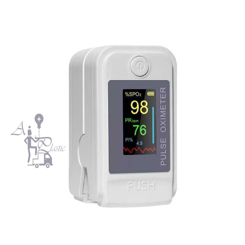 AIO Plastic-Oximeter Fingertip Pulse LK89 Oximeter Oksimeter Fingertrip Pulse Alat Ukur Kadar Oksige