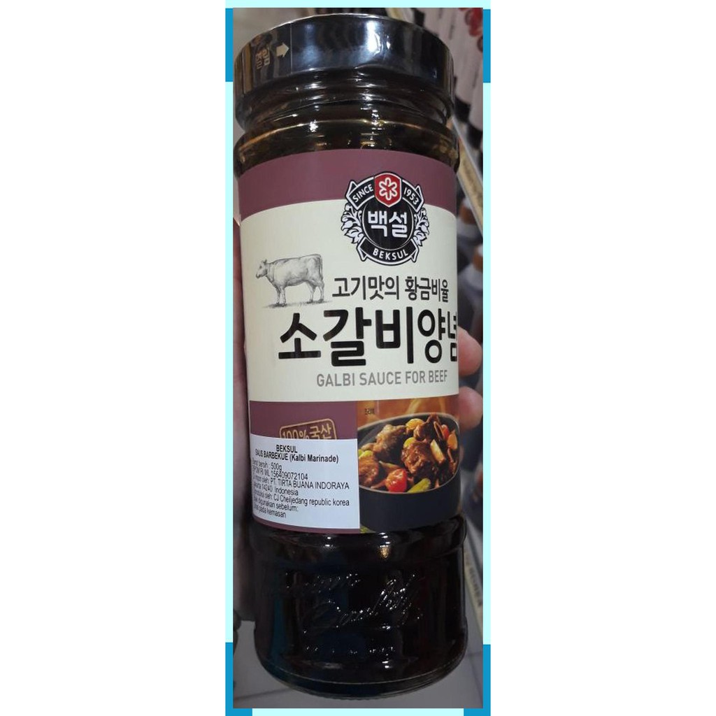 

Beksul saus barbekue kalbi marinade 500 gram