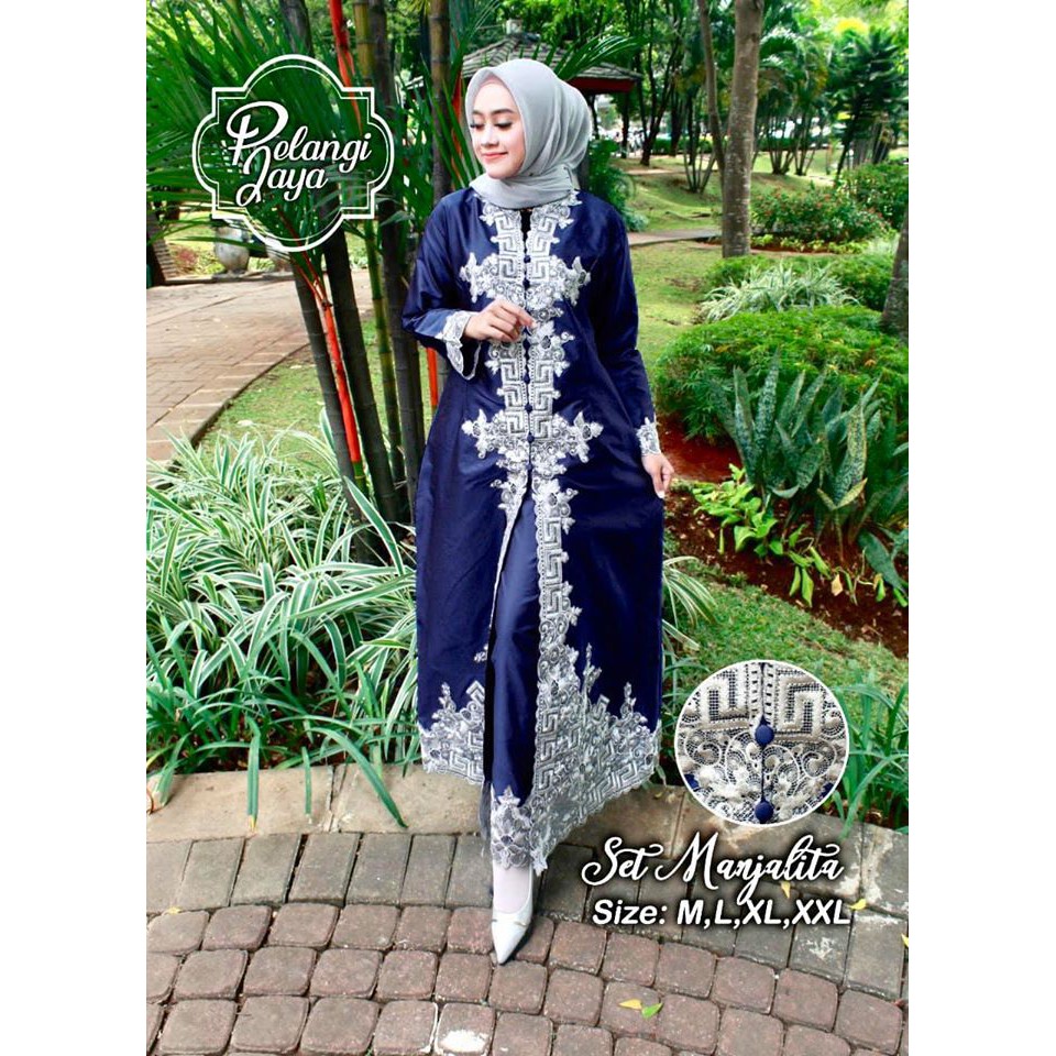 Set Abaya Taffeta Manjalita / Dress Muslim