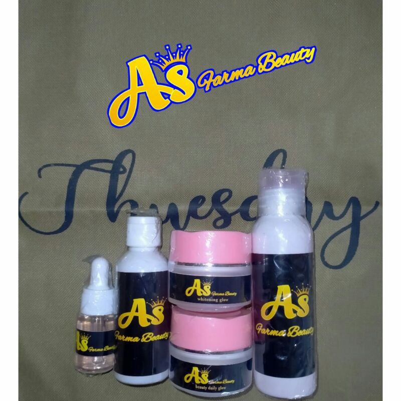 TERBARU ! AS BEAUTY untuk kulit normal cream pemutih wajah, cream glowing memutihkan secara maximal