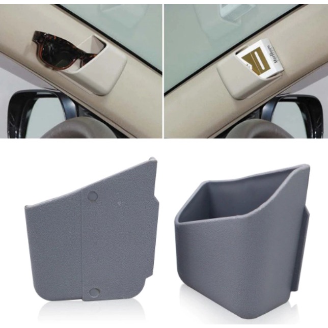 Lipin R Pillar pocket car storage Organizer box mobil Convenient card pocket pillar kantung wadah box barang