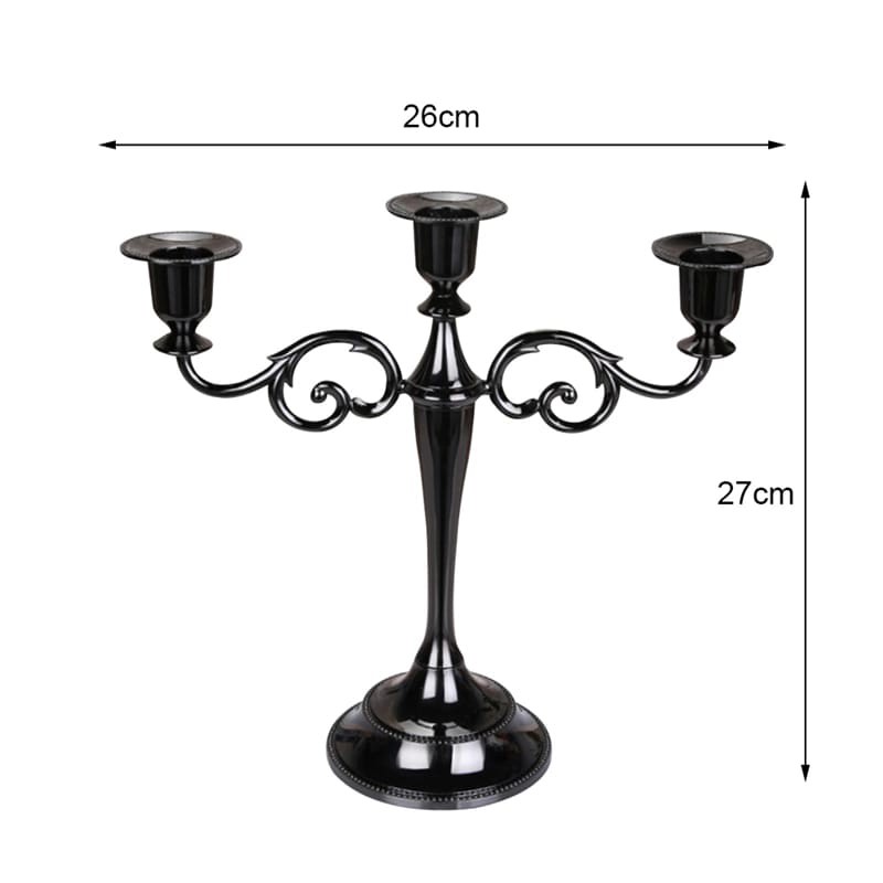 Candle Holder Tempat Lilin Arab Bahan Logam Keramik Cabang 5