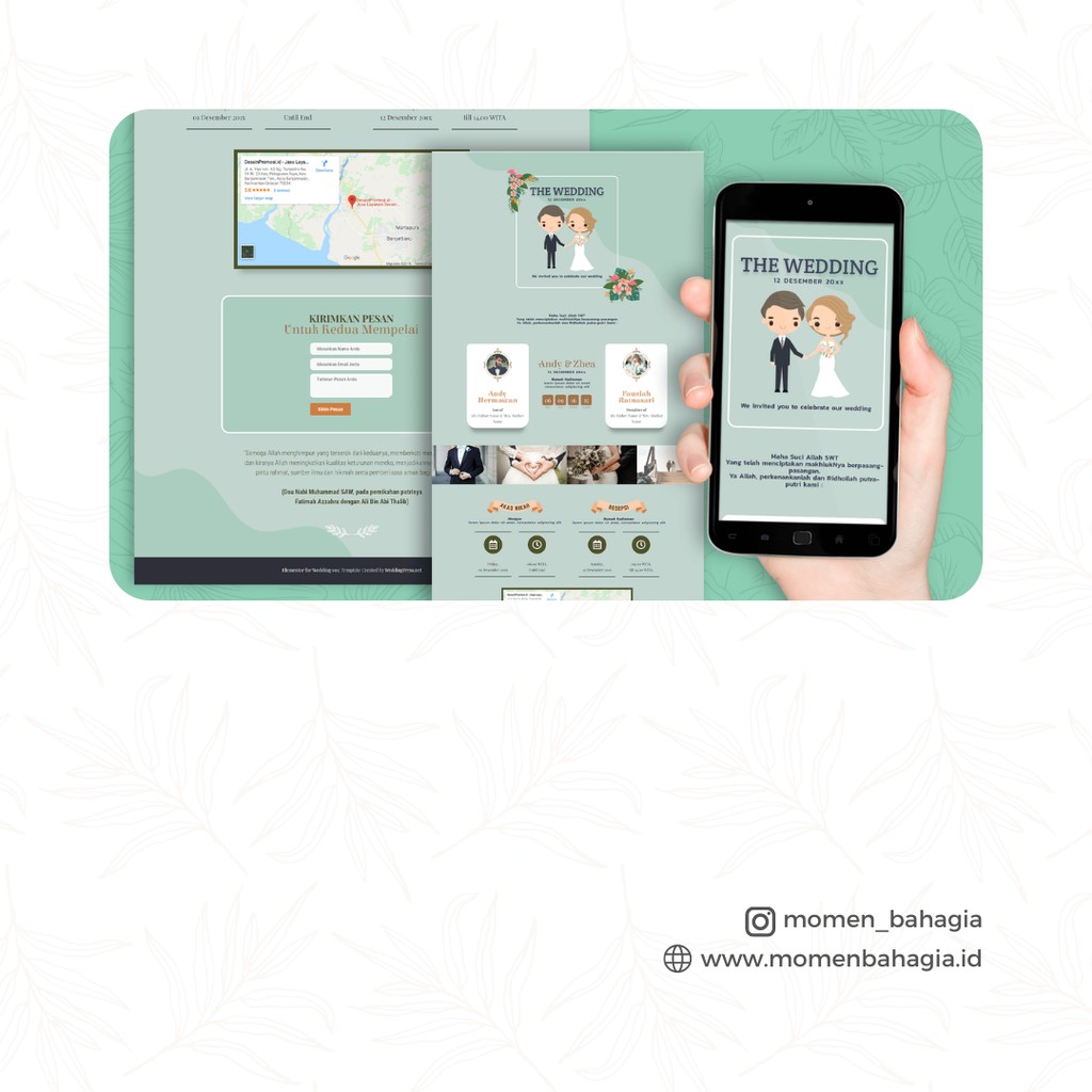 Undangan Website Digital Online Pernikahan Wedding Invitation