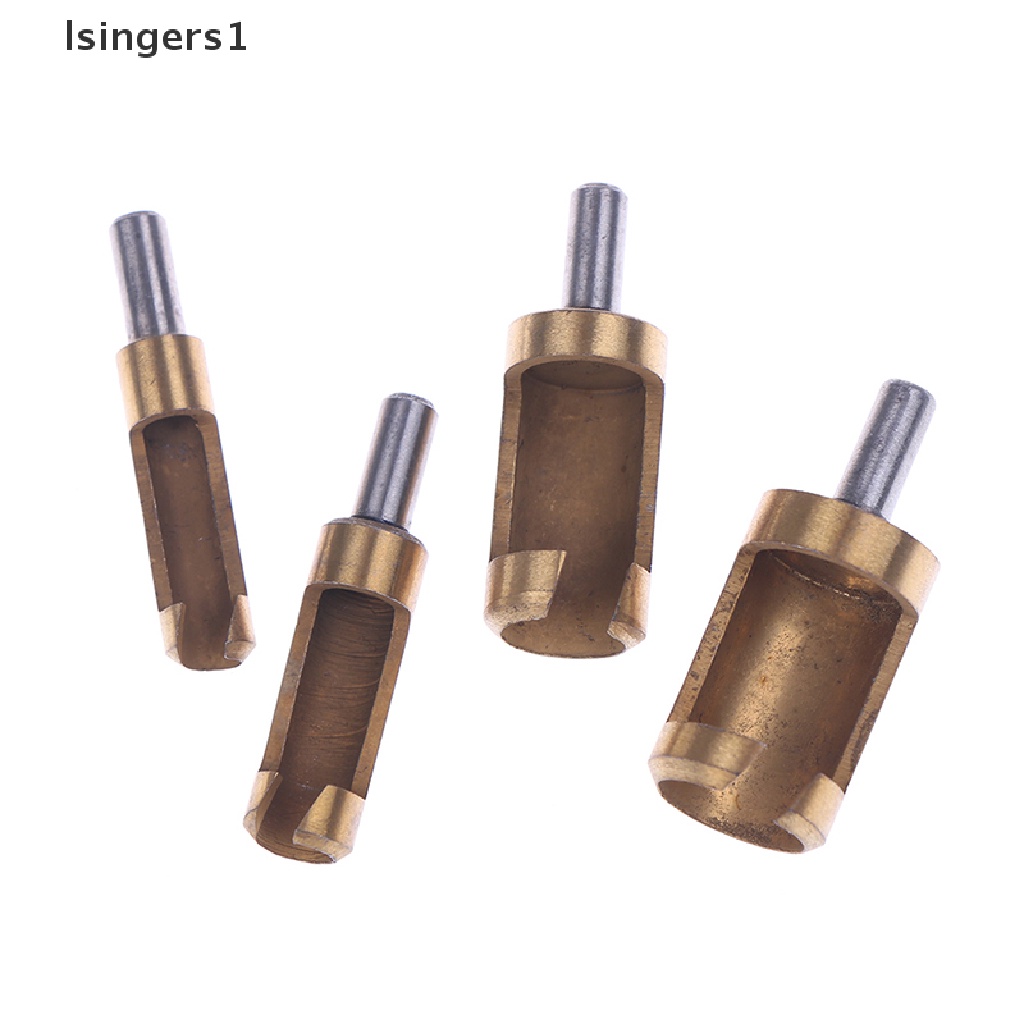 (lsingers1) 4pcs / set Mata Bor Lapis titanium 6-16mm Untuk Melubangi Kayu