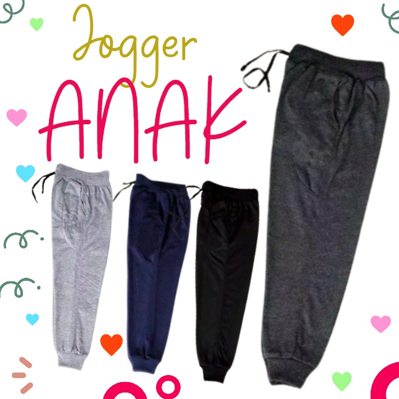 CELANA TRENING ANAK TRAINING JOGER JOGGER KOLOR ANAK LAKI LAKI PEREMPUAN TANGGUNG 5 - 12 TAHUN MURAH