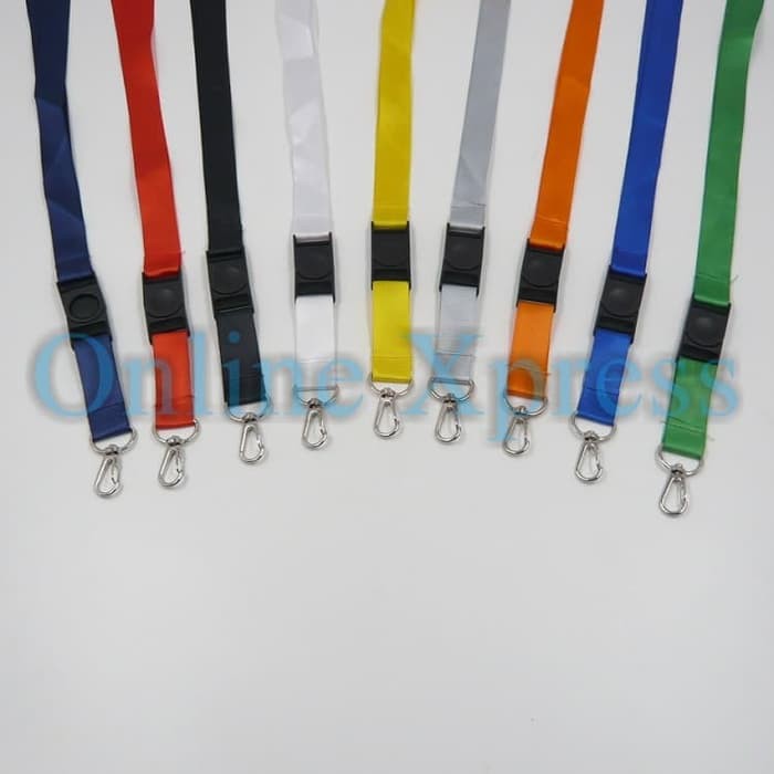 

Gantungan ID Card - Tali Badge Id Nylon Round Buckle 2cm Combo