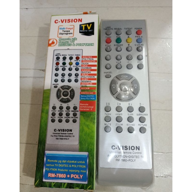 REMOTE TV UNTUK SEMUA TV DIGITEC & POLYTRON