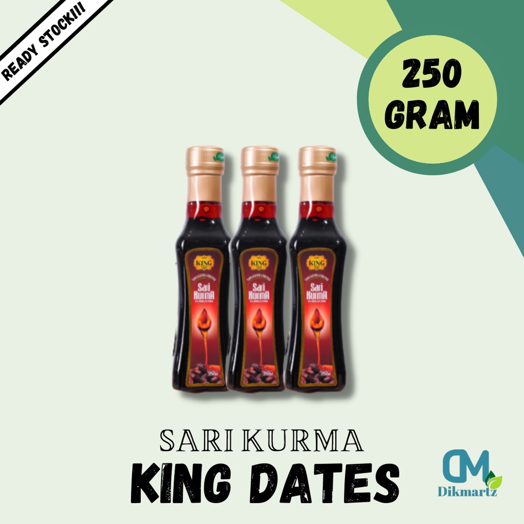 

Sari Kurma King Dates Sari Kurma Murni Tanpa Glukosa dan Fruktosa 100% ASLI