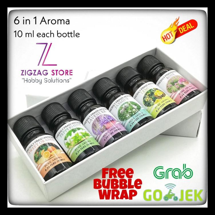 Essential oil 6 in 1 Aromatherapy Oil TERBAIK