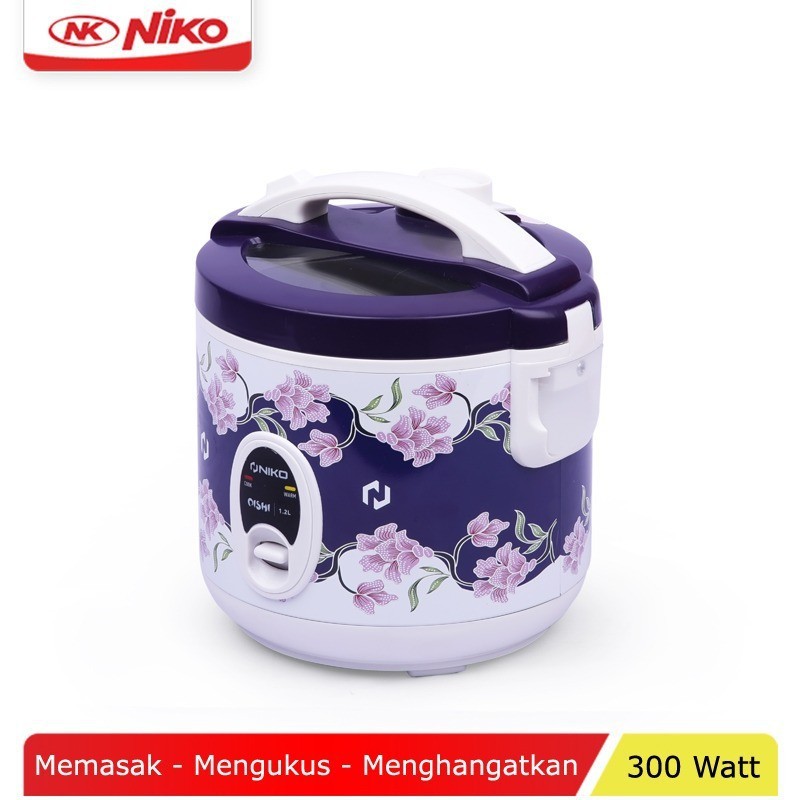 MAGIC COM NIKO OISHI 1.2 LITER RICE COOKER 3 IN 1 PENANAK NASI