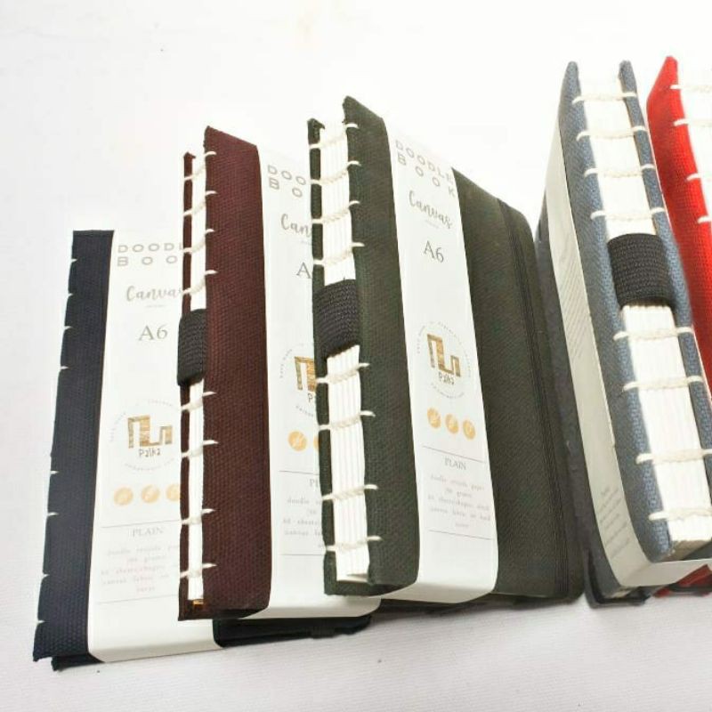 

Canvas Series notebook/sketcbook/ a5 dan a6/ 60 halaman/dots/grid/line/polos