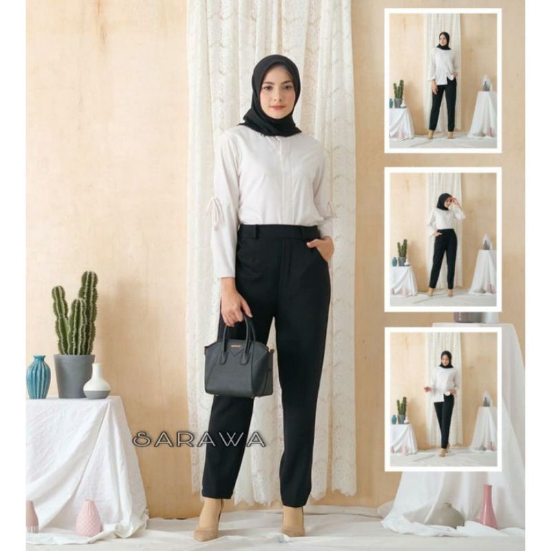 CELANA KERJA WANITA FORMAL / CELANA BAHAN WANITA FORMAL