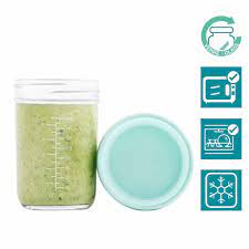 Babymoov BABYBOLS Glass Food Container Kit 4 x 240ml Wadah mpasi Food container isi 4