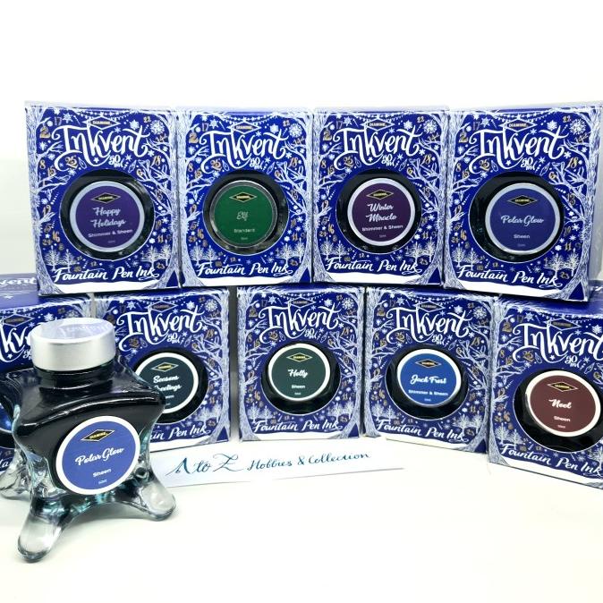 

Diamine Inkvent Blue Edition Fountain Pen Ink Bottle Refill Limited Ed