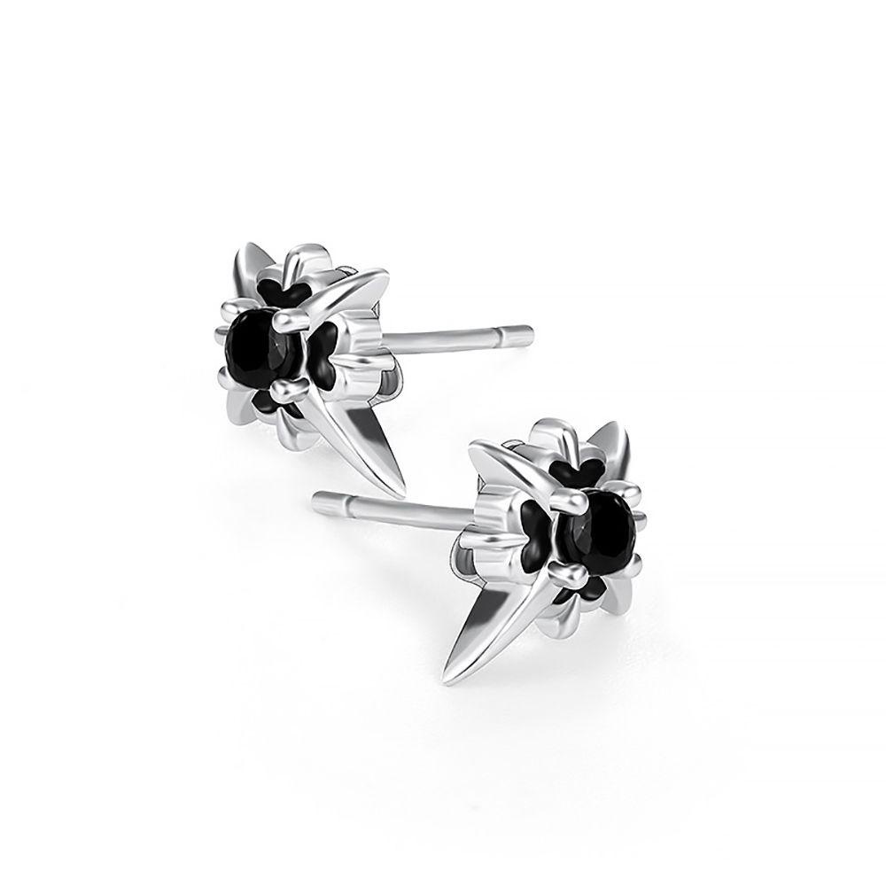 Nickolas1 Anting Berlian Anting Alloy Korea Bintang Simple Trendy Untuk Pria