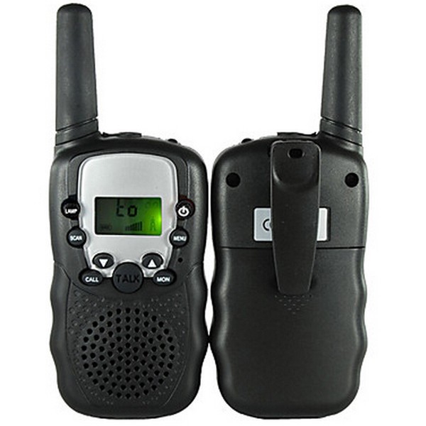 Retevis Mini Pairs Walkie Talkie LED Light 1 Pairs T-388 Black