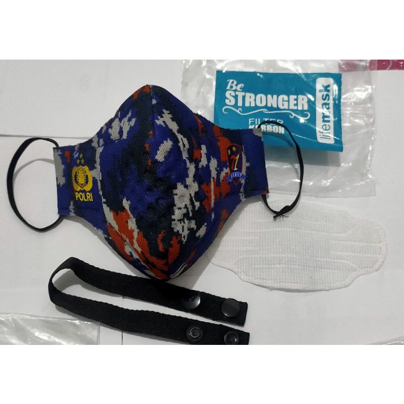 Masker loreng  airud new