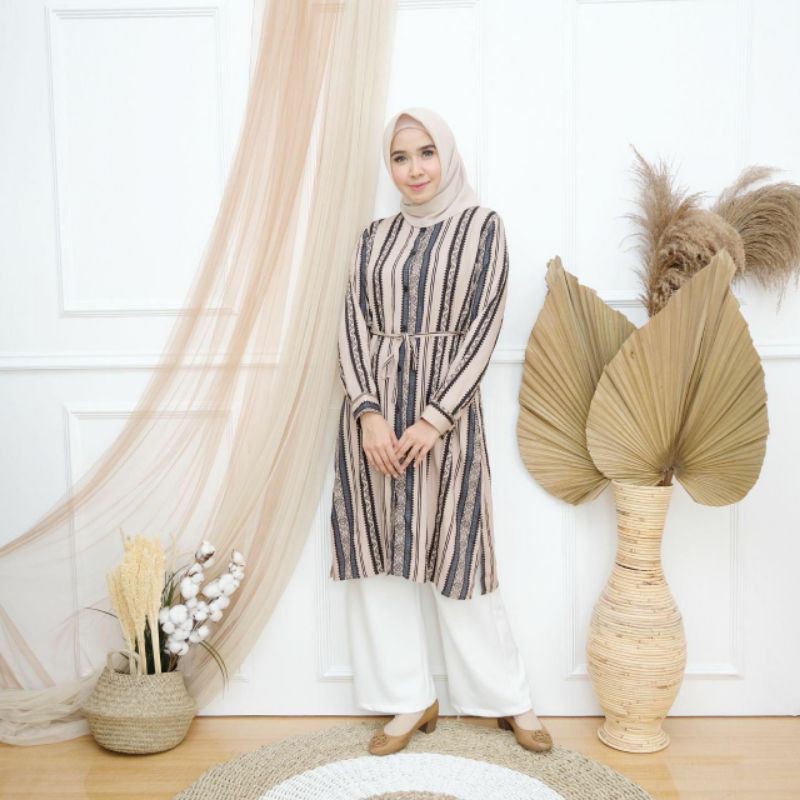 Dawy Long Tunik / Fashion muslim/ dress import/ mini dress/atasan wanita/fashion muslim