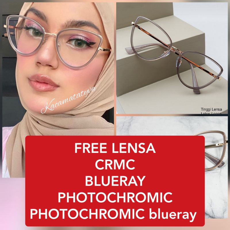 Frame Kacamata Wanita Cat Eye AMAYA