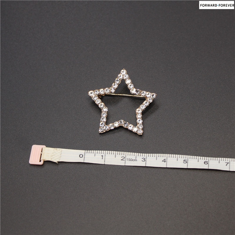 New star crystal pin Tudung safety pin M70023