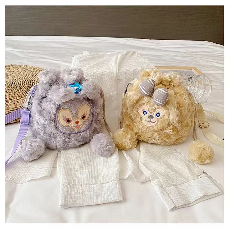 (COD)Tas Selempang Sling Bag  Wanita Fashion Motif Kartun Karakter Hewan Kelinci beruang Anak &amp; Dewasa