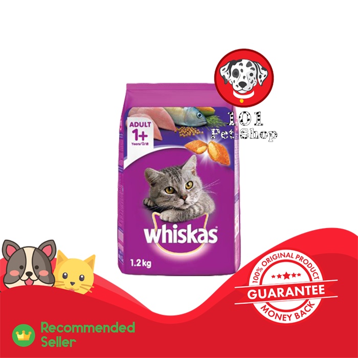 MAKANAN KUCING WHISKAS MACKEREL 1.2KG