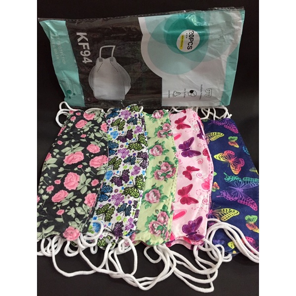 KF94 motif kupu-kupu sudah mix isi 20 pc