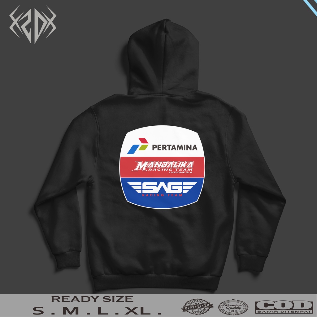HOODIE MANDALIKA RACING TEAM PERTAMINA / JAKET PRIA / HOODIE PRIA / JAKET KEREN