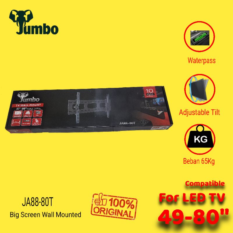 Bracket TV Jumbo 49 - 80 Inch Ori Import