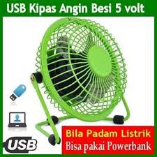 KIPAS ANGIN BODY BESI USB MINI PORTABLE FAN - WARNA ACAK