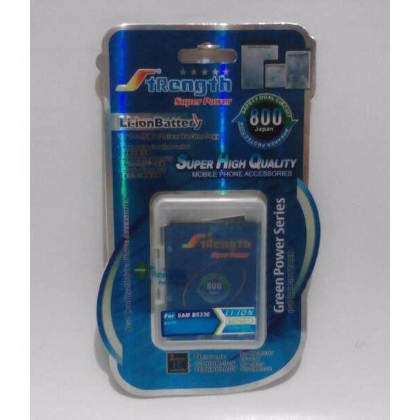 Strenght For Samsung Galaxy Chat B5330 Double Power Battery/Baterai BQC
