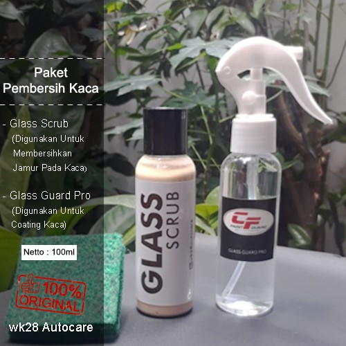 Pembersih Jamur Kaca Mobil Coating Kaca  / Glass scrub / Glass Guard Pro/ original Coating Factory