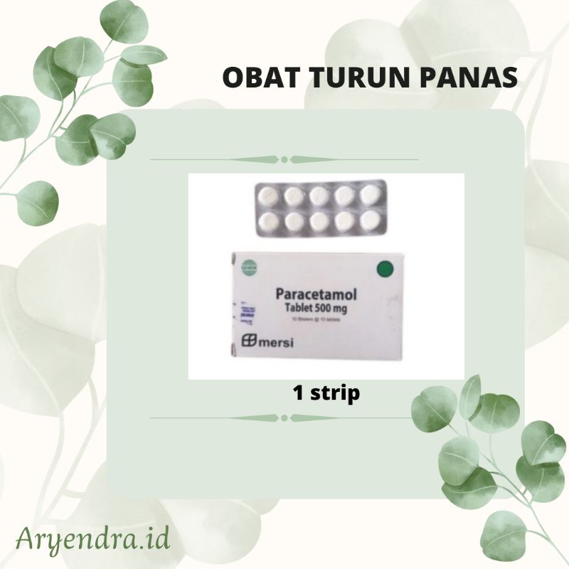 PARASETAMOL 500 MG OBAT PENURUN PANAS MERSI