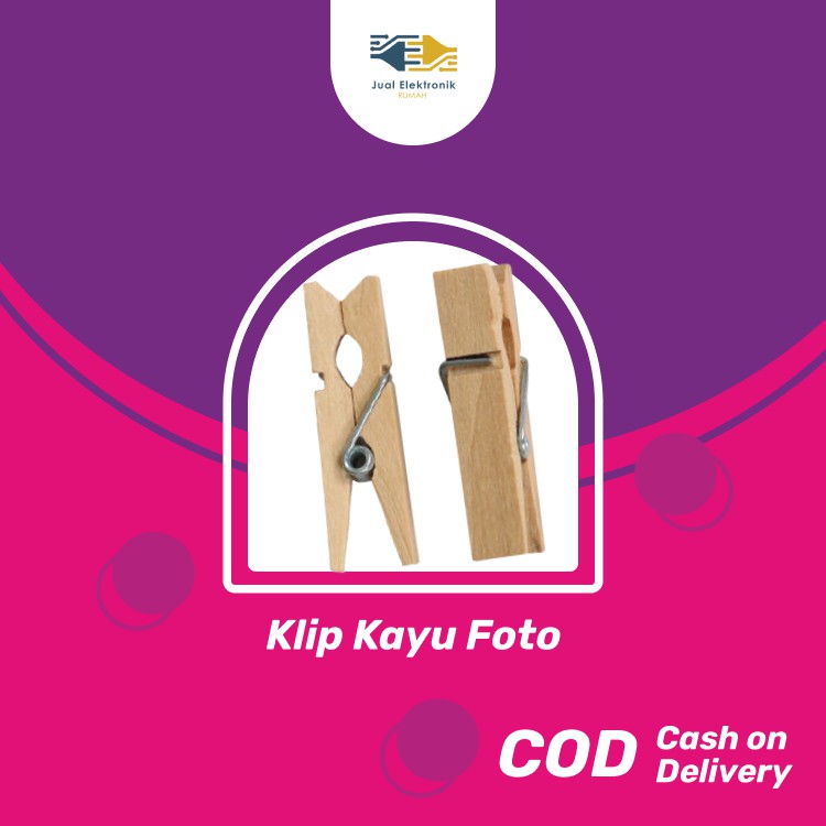 KLIP KAYU UNTUK FOTO Wooden Clip Jepit Kayu Polos Klip Kayu Tumblr Harga Termurah