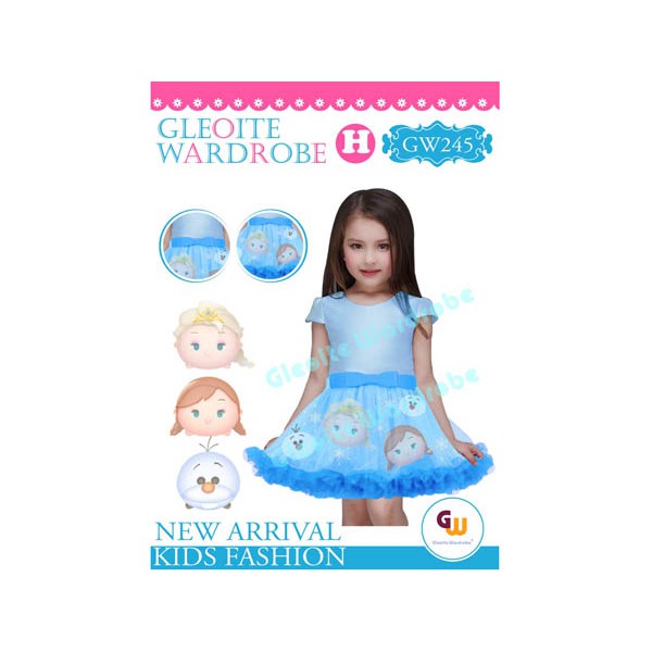 Baju Dress Anak Perempuan | GW 245 H Kids - 024.3724