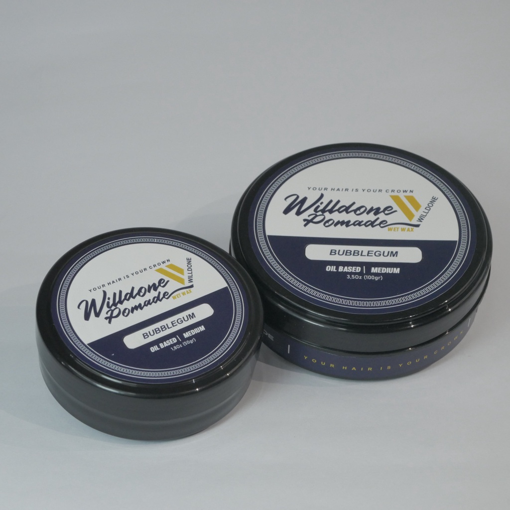 Atasi Rambut Kering, BUBBLEGUM Pomade Oilbased by Willdone Pomade 100% Original