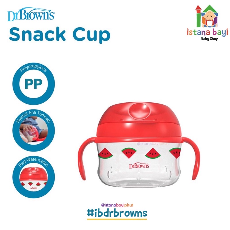 Dr.Brown's Snack Cup/Peralatan Mpasi anak TF117/TF118