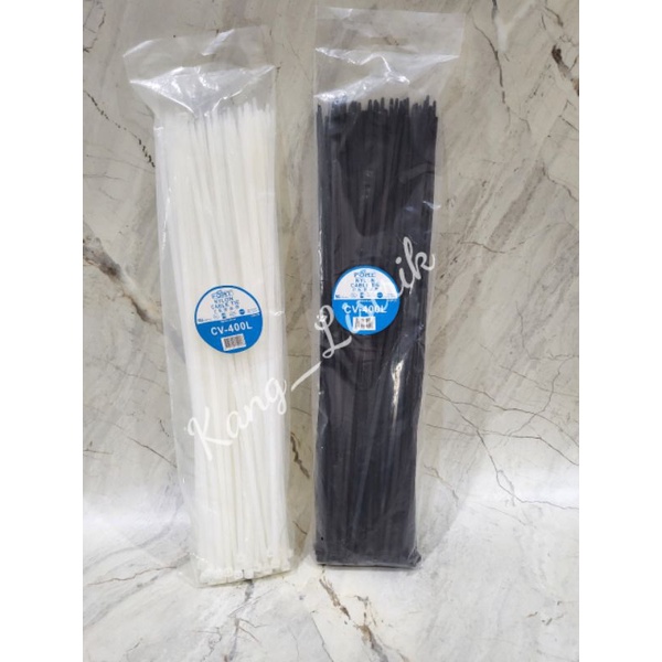 Cable Ties / Kabel Ties Hitam / Putih FORT 400 x 4.8mm