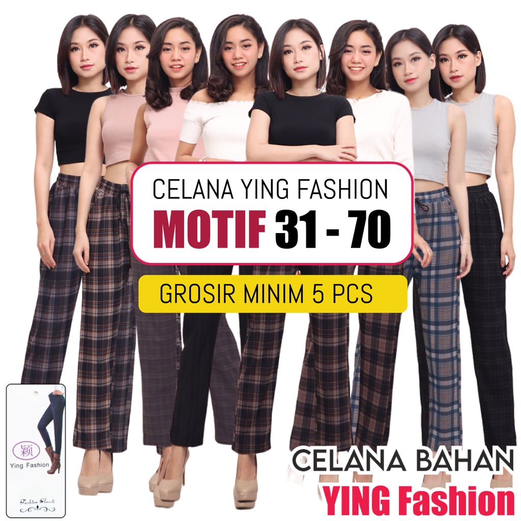 [GROSIR] Celana Zahra Import [ 31 - 70 ]  / celana fashion wanita import / celana kotak wanita  / CELANA PANJANG WANITA / CELANA IMPORT / CELANA ZAHRA